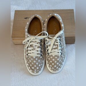 Corkys "Puzzle" Polka Dot Sneakers - Size 8